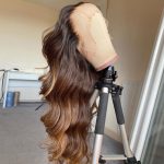 Gradient Honey Gold Illusion Lace Front Wig